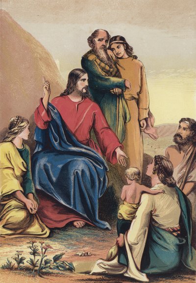 The Sermon on the Mount by English School